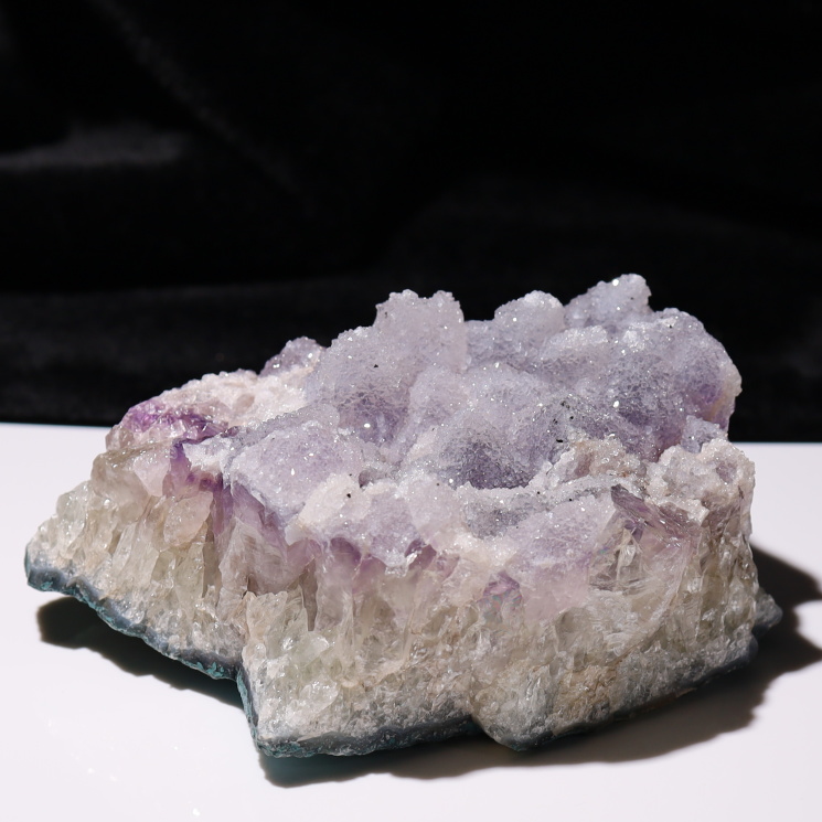 スノーキャップアメジストクラスター｜パワーストーンブレスレットの